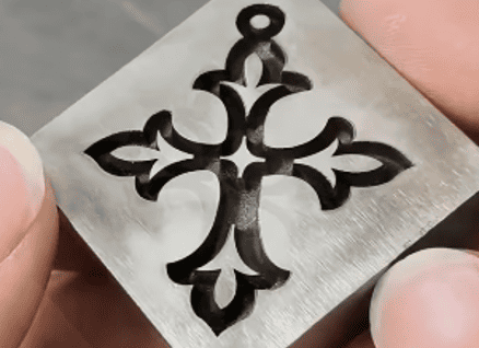 fiber laser deep engrave stainless steel