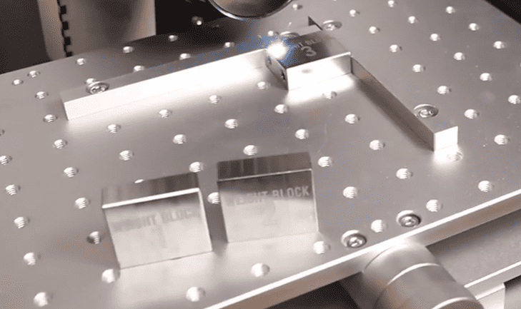ComMarker fiber laser engrave batch parts