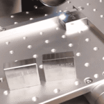 fiber laser metal parts engraving