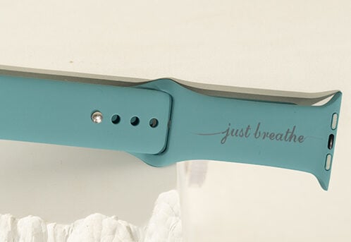 rubber strap-UV laser engraver