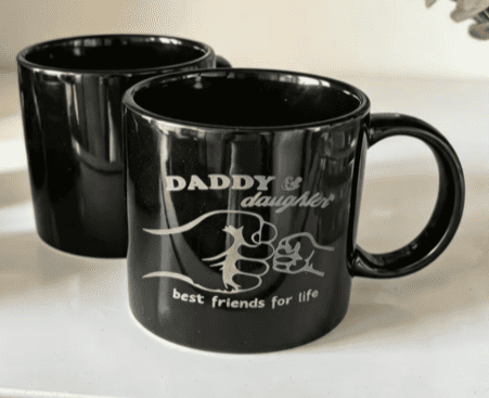 co2 laser engrave Ceramic Mug