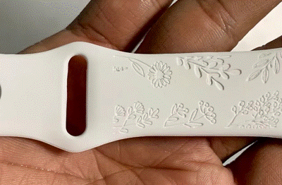 co2 laser engraved silicone
