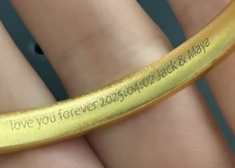 UV laser mark metal 