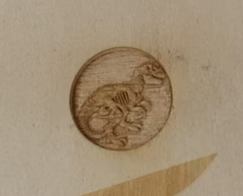 commarker Omni x wood relief engrave result