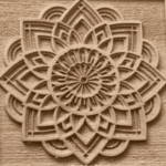 deep laser engrave wood relief