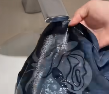 how laser engraving on denim jeans holds up after washing