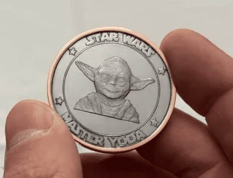 fiber laser engrave coin