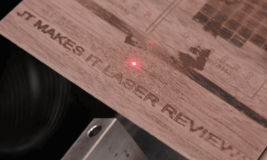 the engraving result