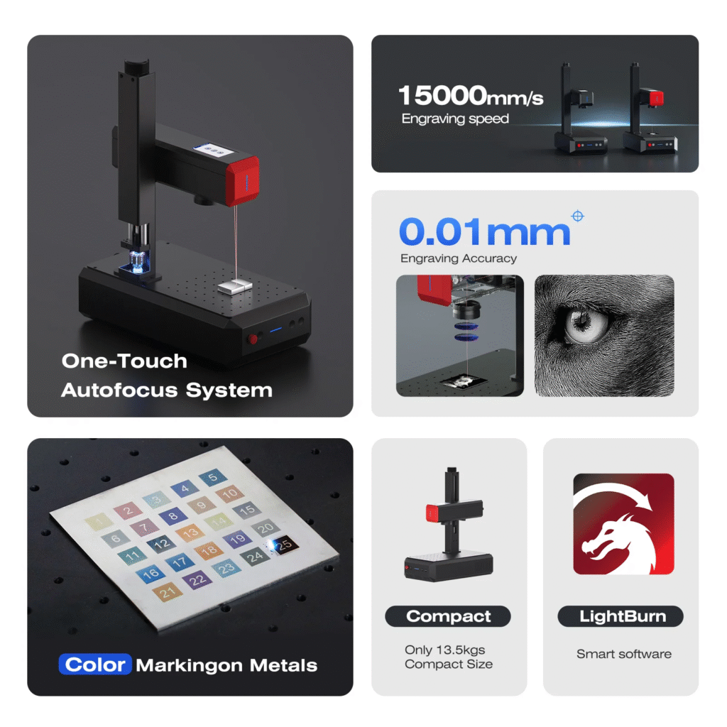 ComMarker B6 Fiber laser engraver feature