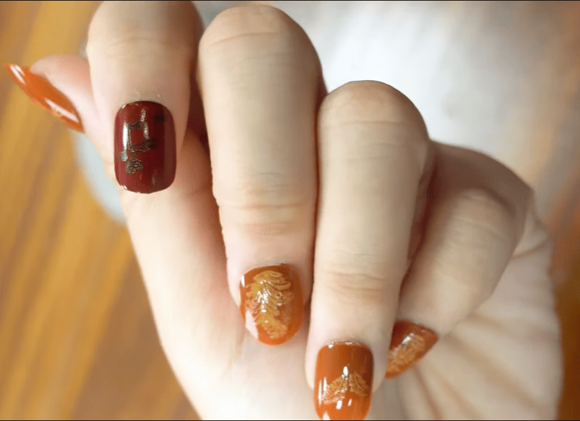 nail art with laser engraving