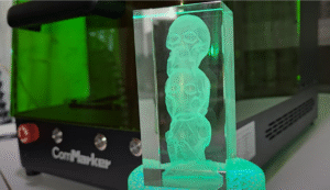 3D Glass Engraving