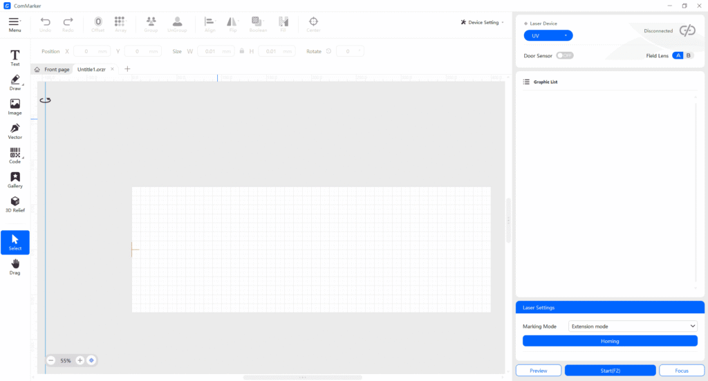 extension mode in software