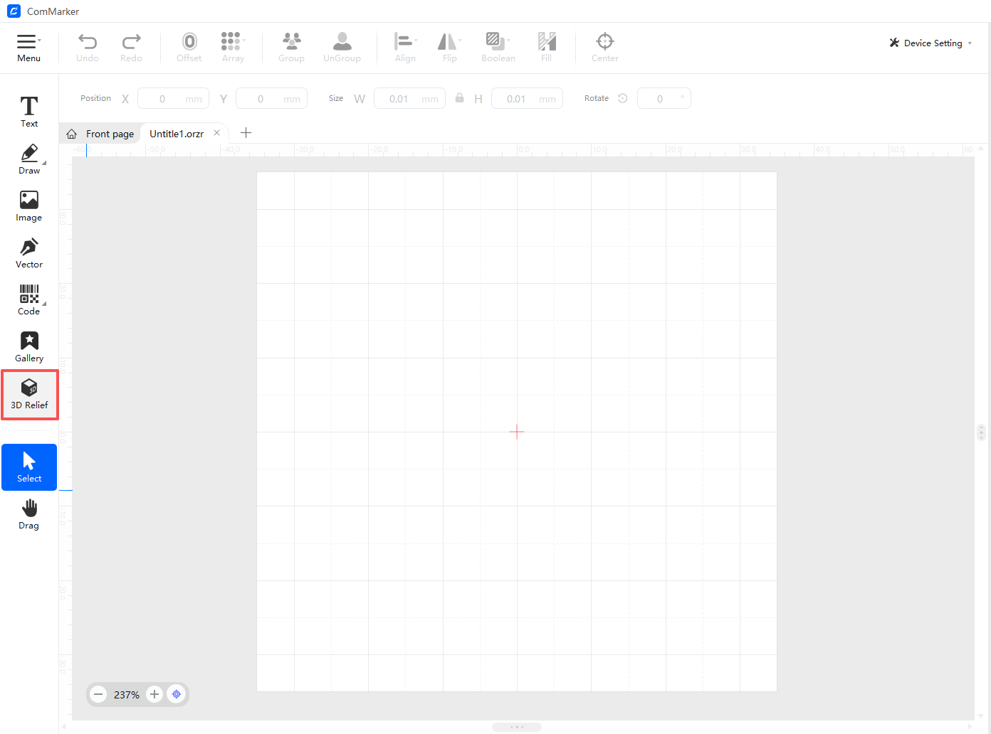 3D relief in ComMarker Studio 3D relief in ComMarker Studio