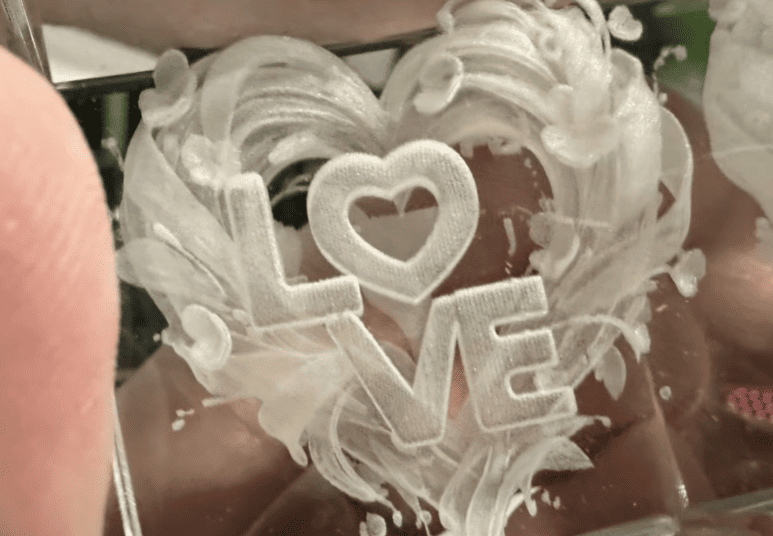 ComMarker Omni X UV laser engraver 3D Inner Engraving