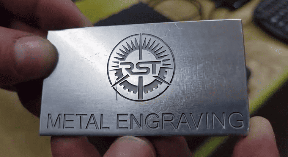 deep metal engraving with fiber laser engraver