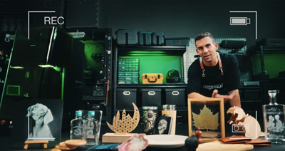 laser engrave sample