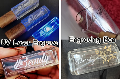 Compare laser engrave and engraving pen