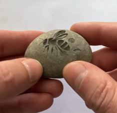 fiber laser engrave stone