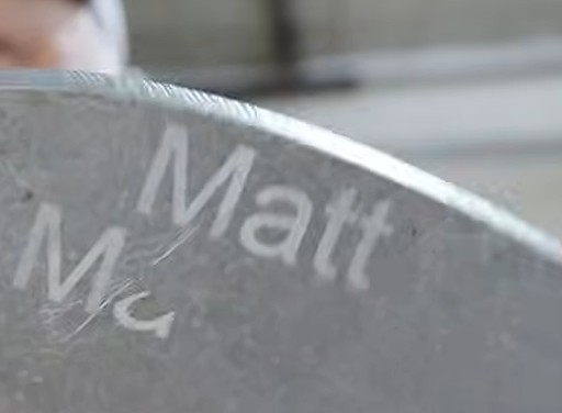 aluminum engraving