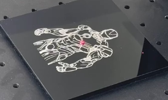 20W Fiber laser engraver acrylic