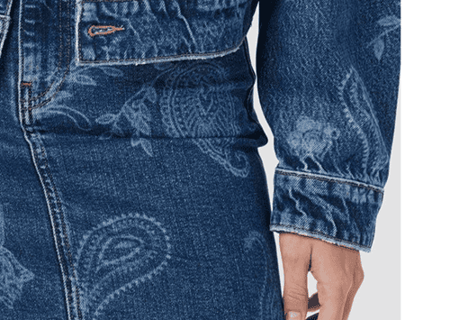 UV laser engraved cloth