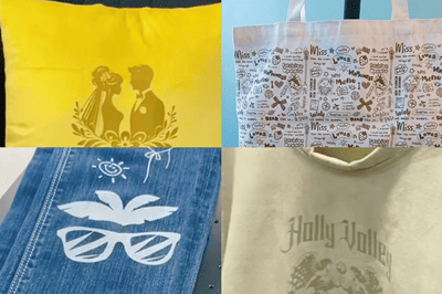 Laser Engraved Shirts Jeans Bags Pillow