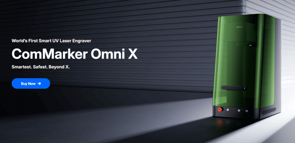 commarker omni x uv laser engraver