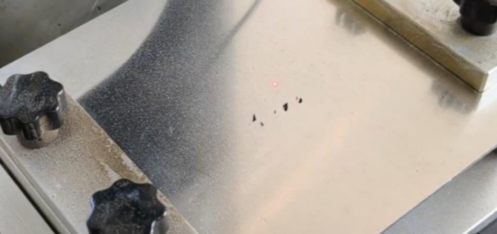 Cutting metal with a fiber laser engraver