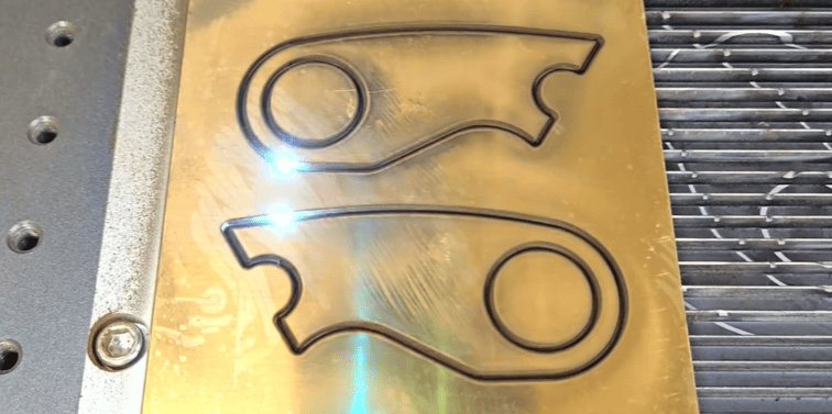 make motorcycle parts using a fiber laser cutting machine