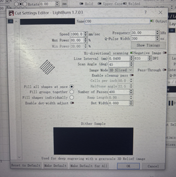 deeper engraving setting