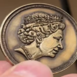 laser engrave coin