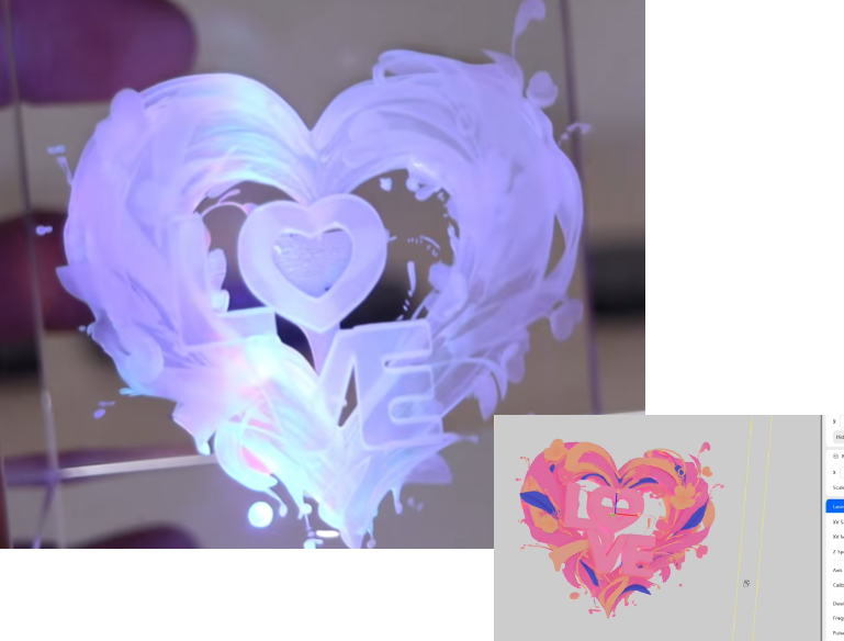 3D Inner Glass Engraving