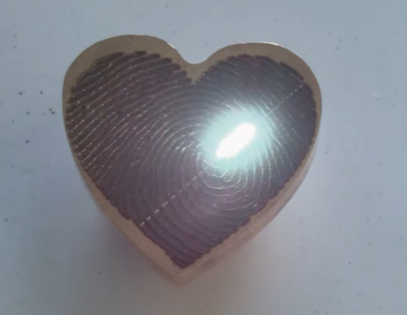 ComMarker Titan laser engraving brass stamp