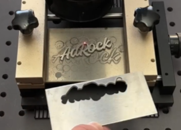 Cut Aluminum with fiber laser