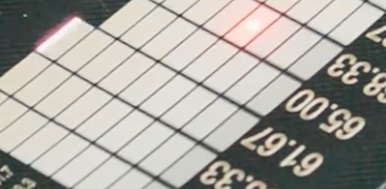 fiber laser engrave PLA result