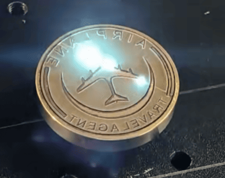 fiber laser engraving custom branding iron