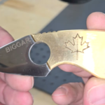 laser engraved knife
