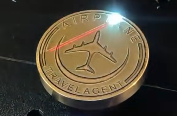 Embossed Custom Cufflink