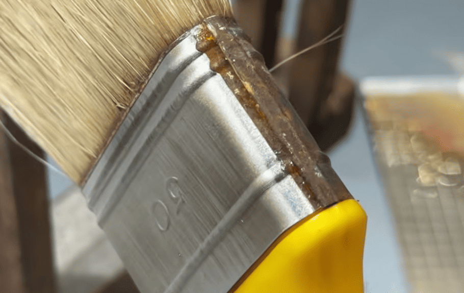 rust removal with fiber laser engraver and a brush