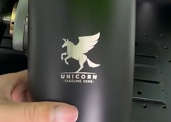 UV laser engrave tumbler