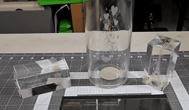 UV laser engraver glass engraving product