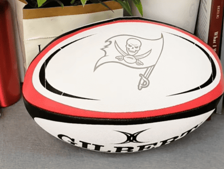UV laser engraved football