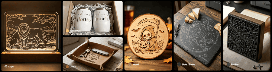 co2 laser engraving results