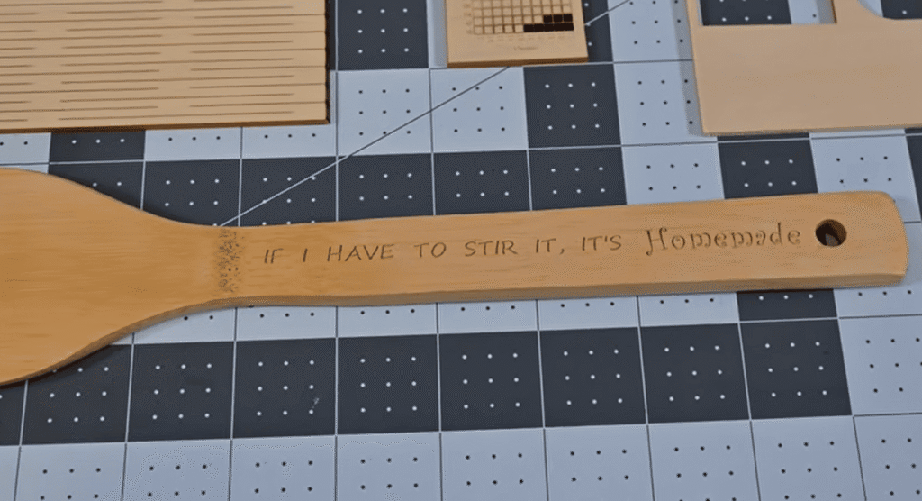 laser engrave wood