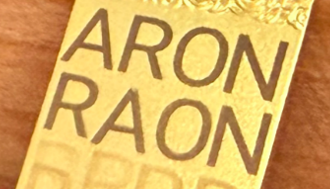 laser engrave dark mark on gold