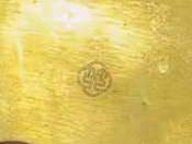 laser engraved gold after cleaning