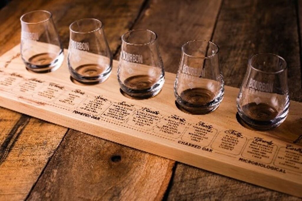 laser engrave Tasting flight boards