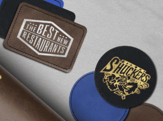 surface remove of PU leather laser engrave
