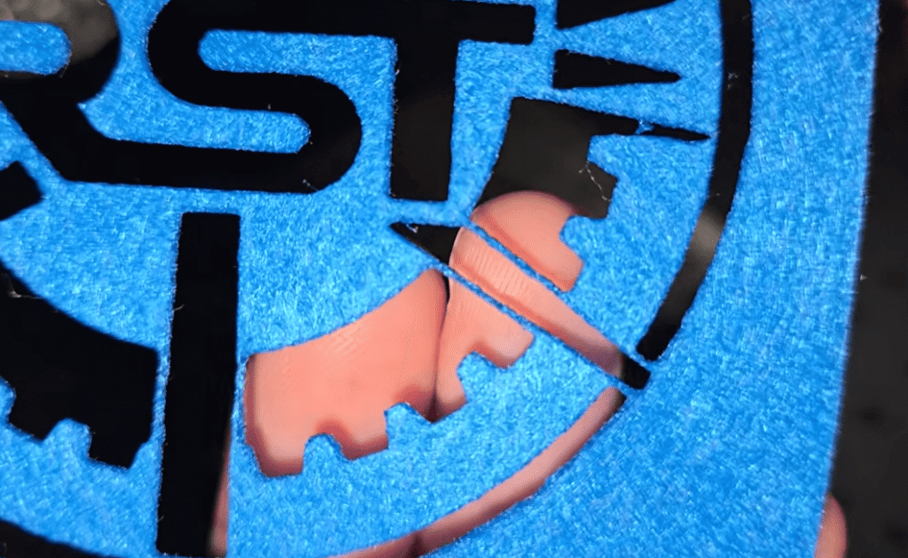 felt laser engrave