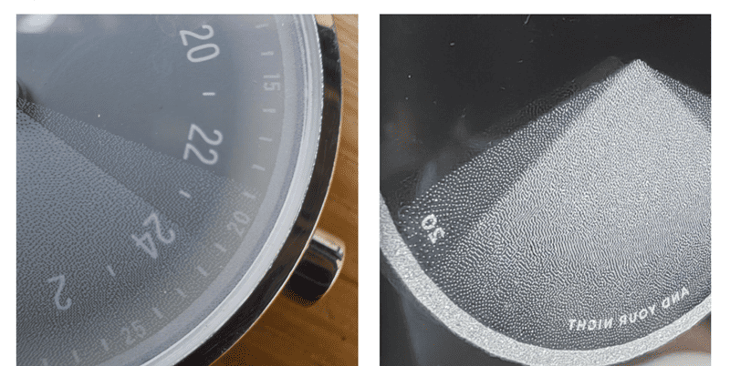 Watch Crystal engraving with UV laser